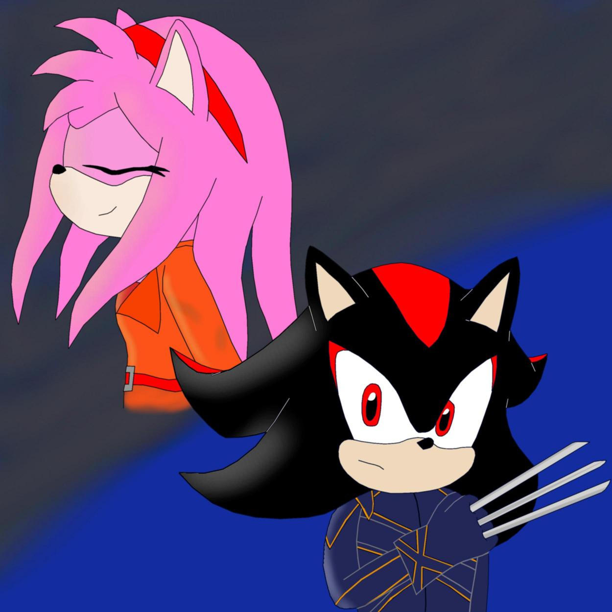 Shadow and Amy X men by Dragon Wing Z