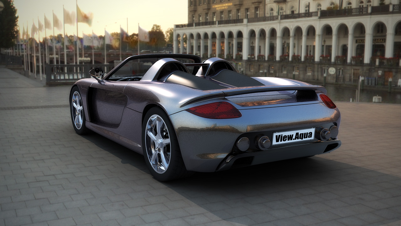 Porshe Carrera GT by view