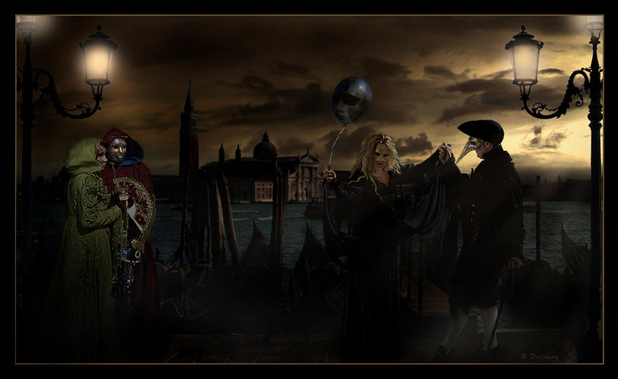 Masquerade in Venice by Drezdany