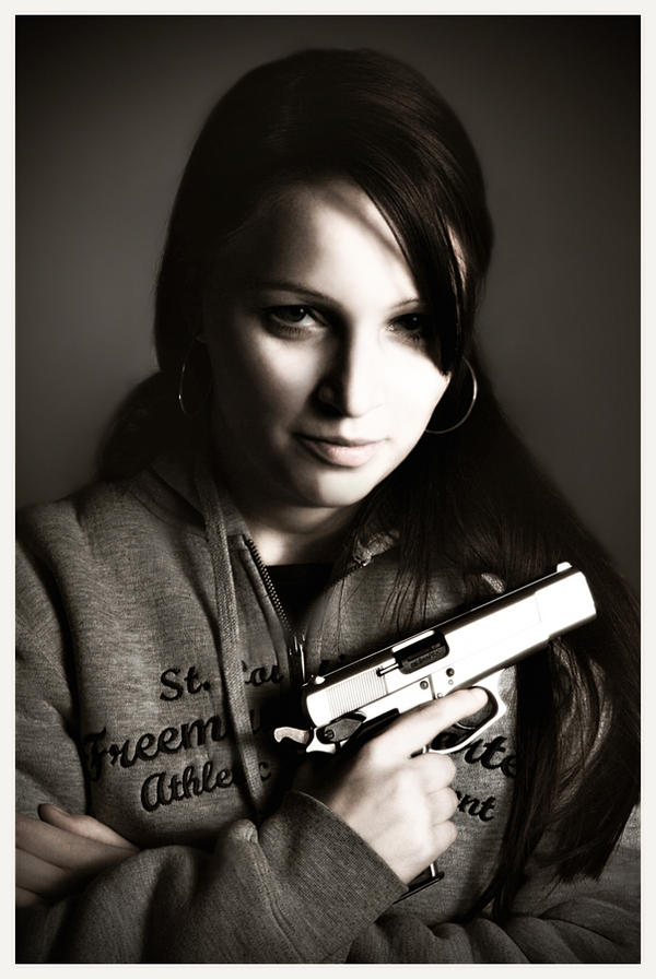 girls with guns images. girls with guns and tattoos.
