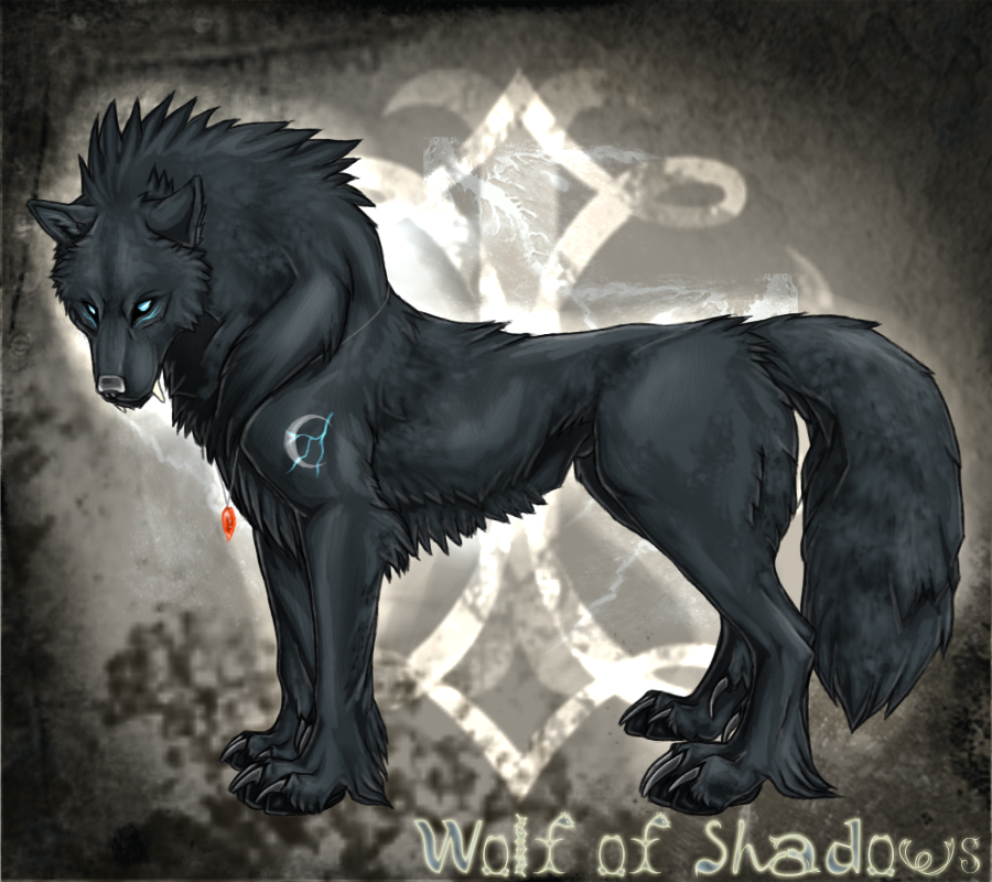 anime wolves pics. Anime Wolf and Dragon pictures