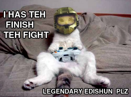 Funny Cat Halo3 by Eeveeisgerman
