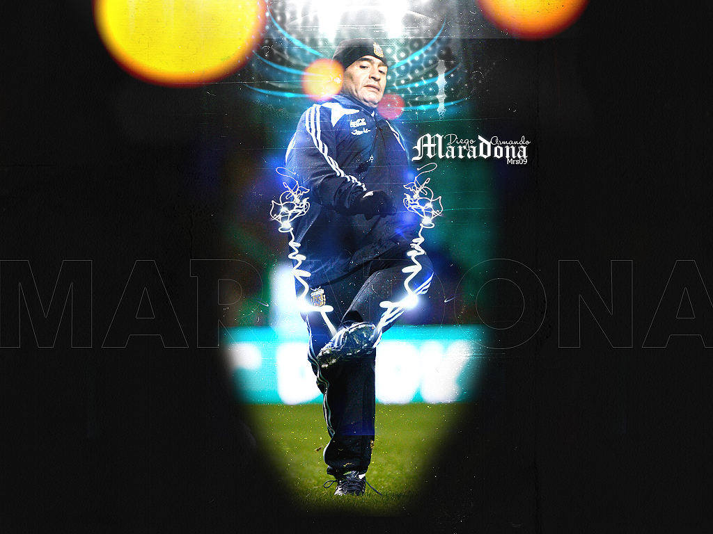 Diego Armando Maradona - Argentina - Football Wallpaper. in my deviant art
