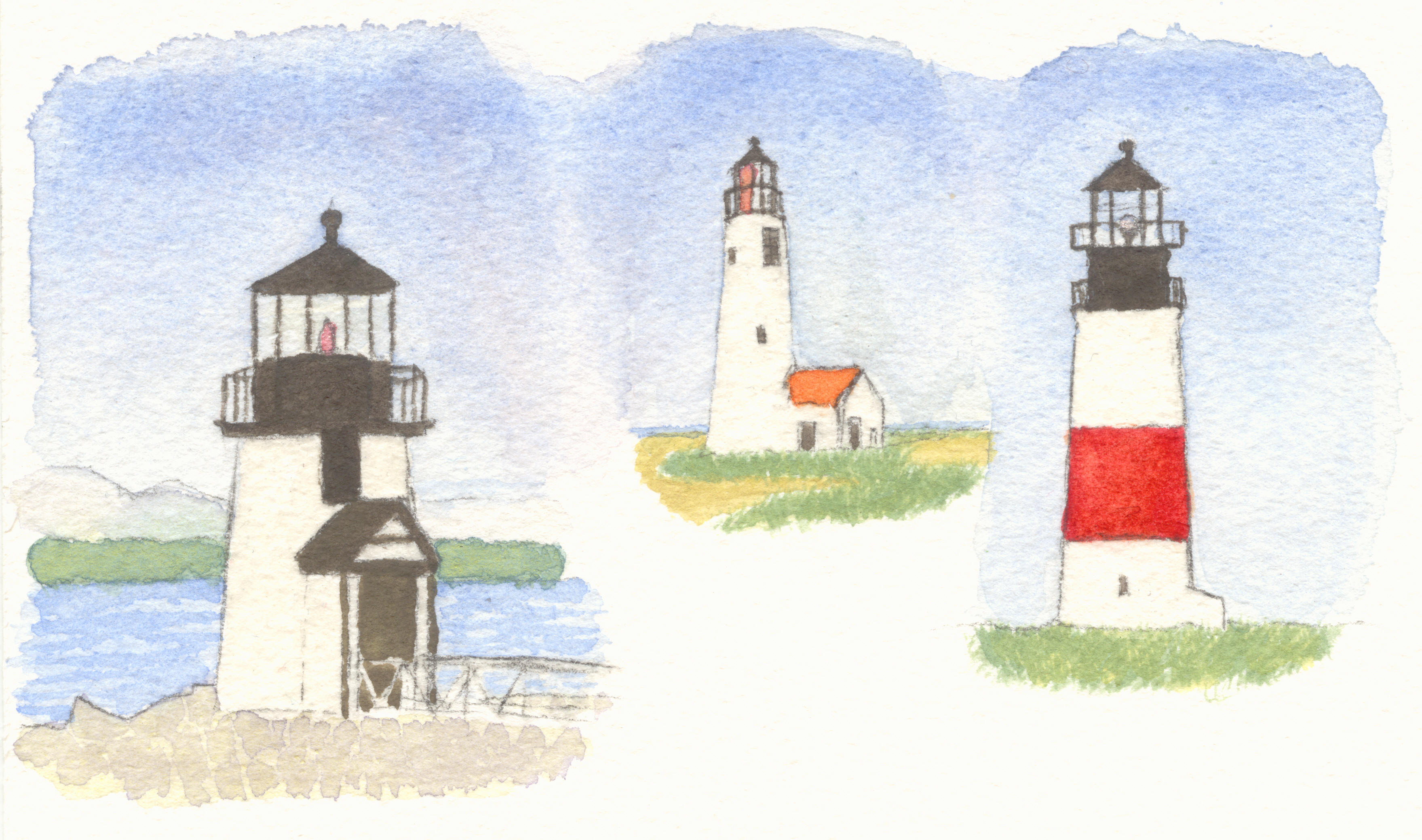 Nantucket Lighthouses by GenuineKFC