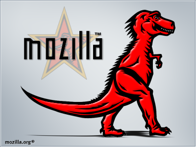 old mozilla logo artwork